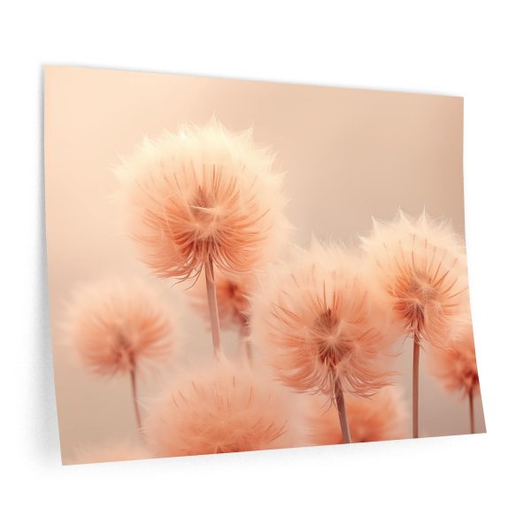 Misty Peach Dandelions  - Wall Decals - Image 6