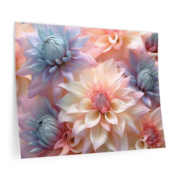 Pastel Fantasy Baroque Floral 01  - Wall Decals - Image 6