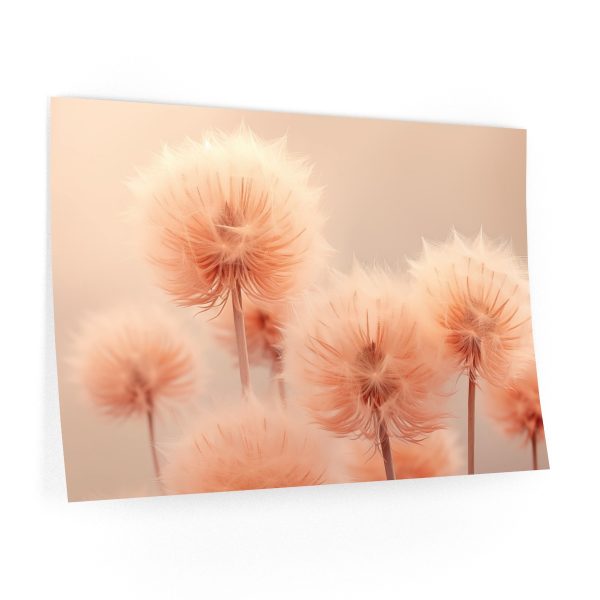 Misty Peach Dandelions  - Wall Decals - Image 2