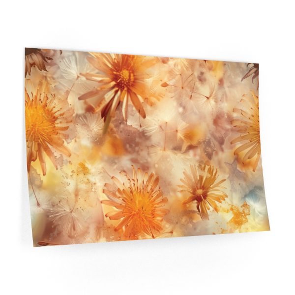 Dandelion Amber Inclusion Print  - Wall Decals - Image 2