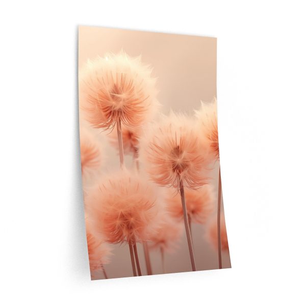 Misty Peach Dandelions  - Wall Decals - Image 3