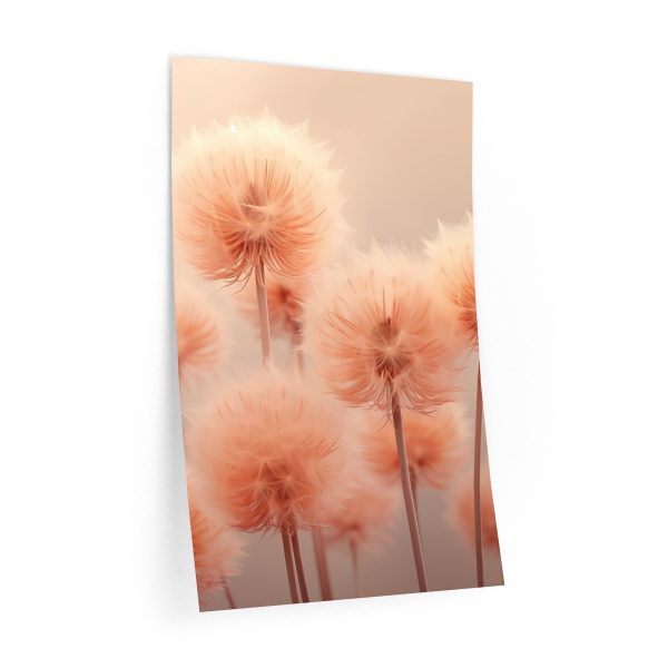 Misty Peach Dandelions  - Wall Decals - Image 4