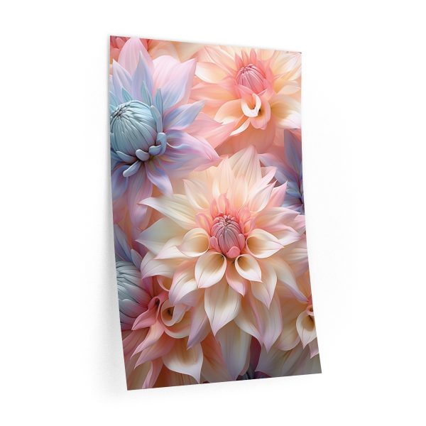 Pastel Fantasy Baroque Floral 01  - Wall Decals - Image 4