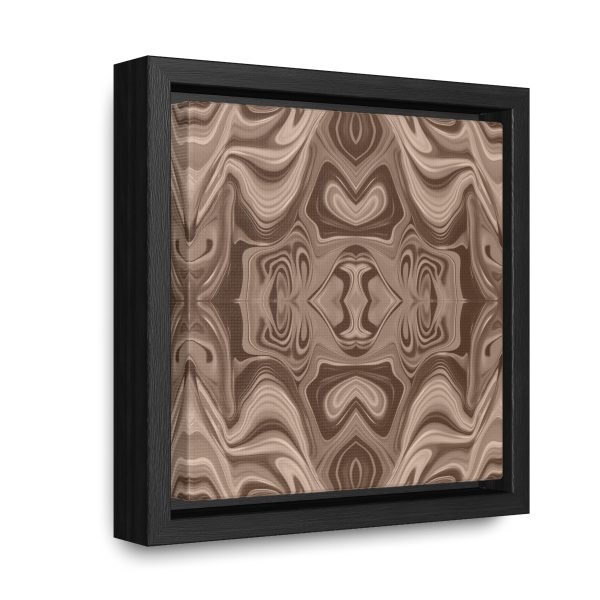 Lipnotic Kaleidoscope Background In Almondine 02 - Gallery Canvas Wraps, Square Frame - Image 7