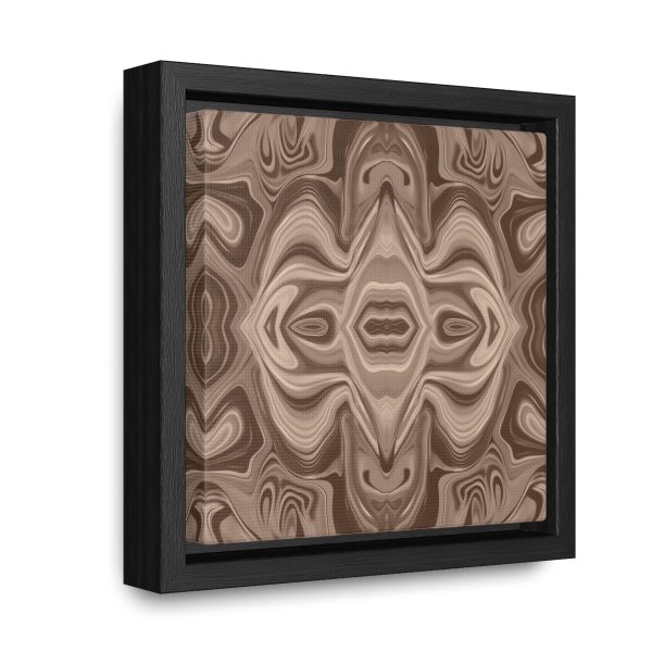 Lipnotic Kaleidoscope Background In Almondine 03 - Gallery Canvas Wraps, Square Frame - Image 7