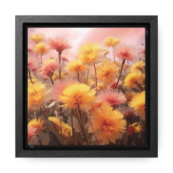 Fuzzy Dandelion Fantasy - Gallery Canvas Wraps, Square Frame - Image 6