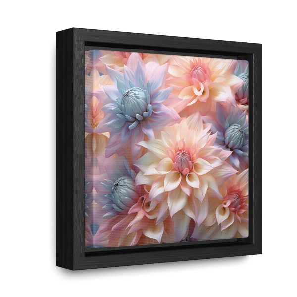 Pastel Fantasy Baroque Floral 01 - Gallery Canvas Wraps, Square Frame - Image 7