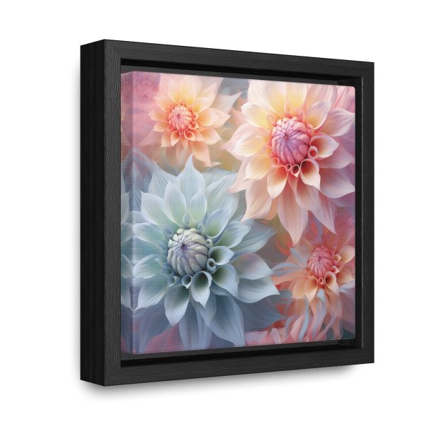 Pastel Fantasy Baroque Floral 02 - Gallery Canvas Wraps, Square Frame - Image 7