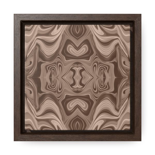 Lipnotic Kaleidoscope Background In Almondine 02 - Gallery Canvas Wraps, Square Frame - Image 11