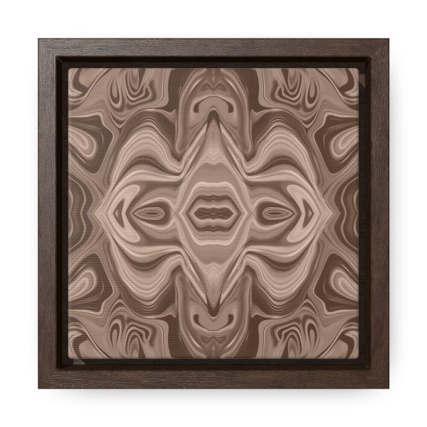 Lipnotic Kaleidoscope Background In Almondine 03 - Gallery Canvas Wraps, Square Frame - Image 11