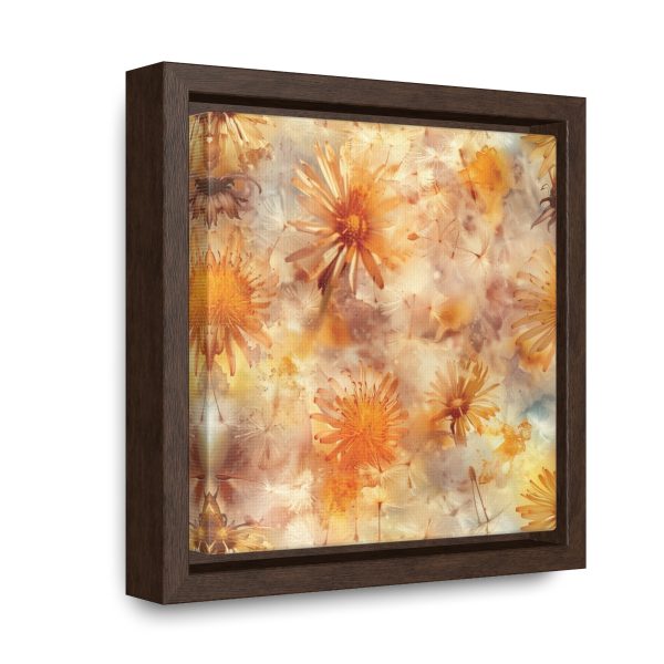 Dandelion Amber Inclusion Print - Gallery Canvas Wraps, Square Frame - Image 12