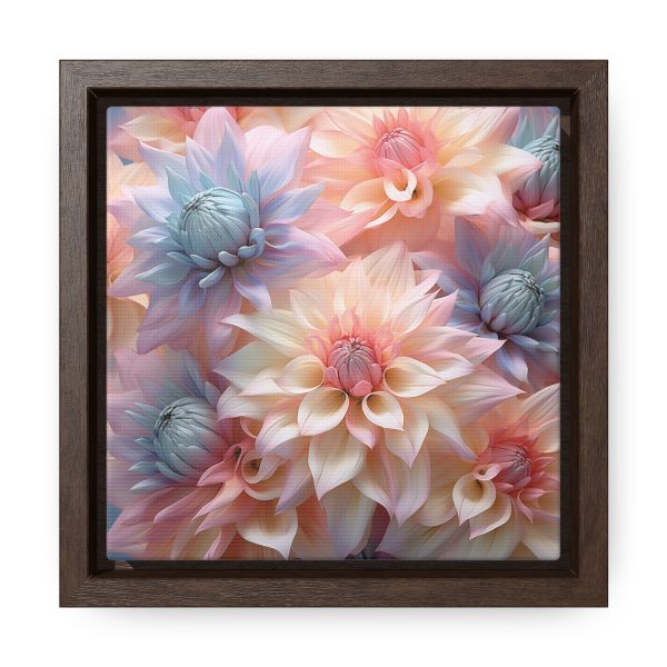 Pastel Fantasy Baroque Floral 01 - Gallery Canvas Wraps, Square Frame - Image 11