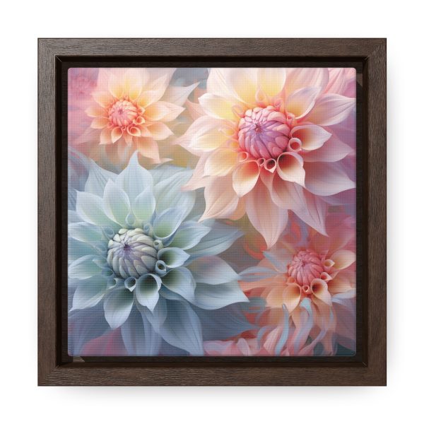 Pastel Fantasy Baroque Floral 02 - Gallery Canvas Wraps, Square Frame - Image 11