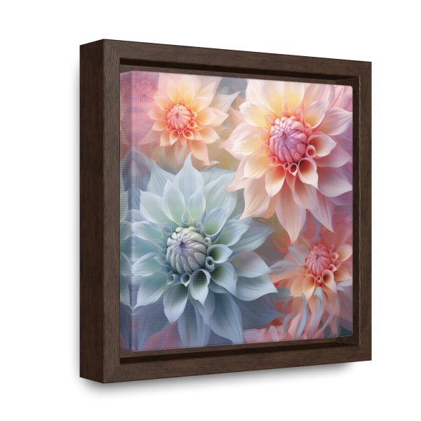 Pastel Fantasy Baroque Floral 02 - Gallery Canvas Wraps, Square Frame - Image 12