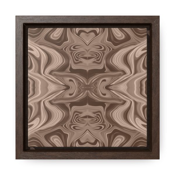 Lipnotic Kaleidoscope Background In Almondine 01 - Gallery Canvas Wraps, Square Frame - Image 11