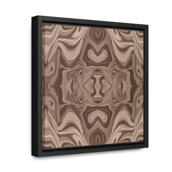 Lipnotic Kaleidoscope Background In Almondine 02 - Gallery Canvas Wraps, Square Frame - Image 17