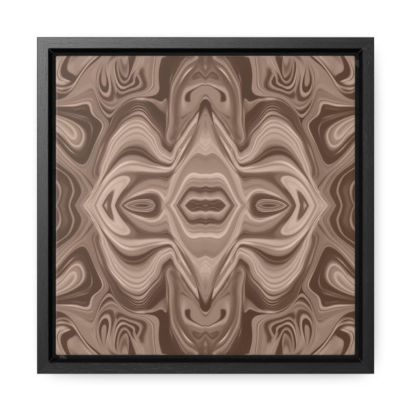 Lipnotic Kaleidoscope Background In Almondine 03 - Gallery Canvas Wraps, Square Frame - Image 16