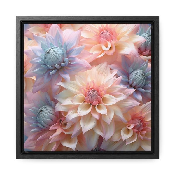 Pastel Fantasy Baroque Floral 01 - Gallery Canvas Wraps, Square Frame - Image 16