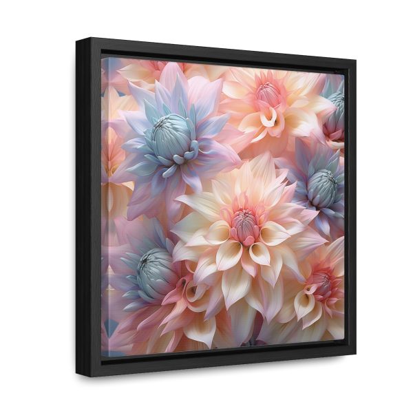 Pastel Fantasy Baroque Floral 01 - Gallery Canvas Wraps, Square Frame - Image 17