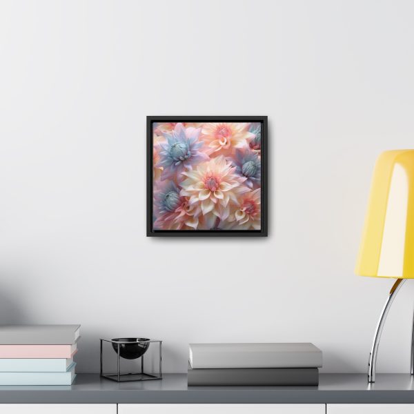 Pastel Fantasy Baroque Floral 01 - Gallery Canvas Wraps, Square Frame - Image 19