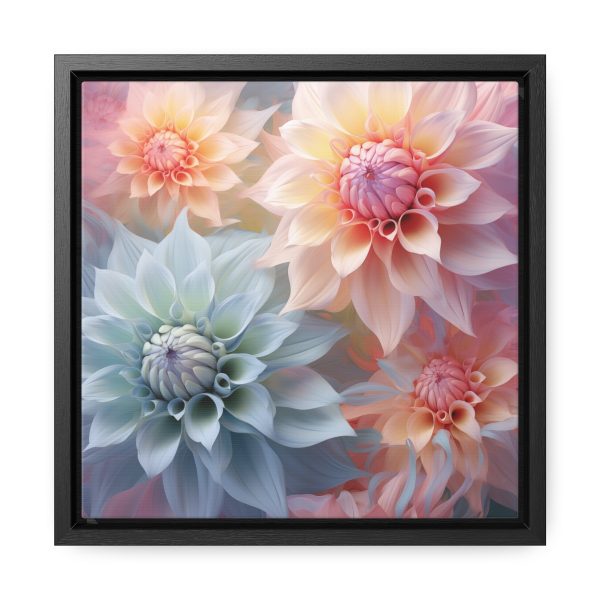 Pastel Fantasy Baroque Floral 02 - Gallery Canvas Wraps, Square Frame - Image 16