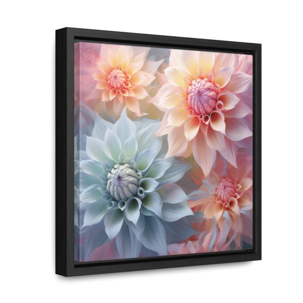 Pastel Fantasy Baroque Floral 02 - Gallery Canvas Wraps, Square Frame - Image 17