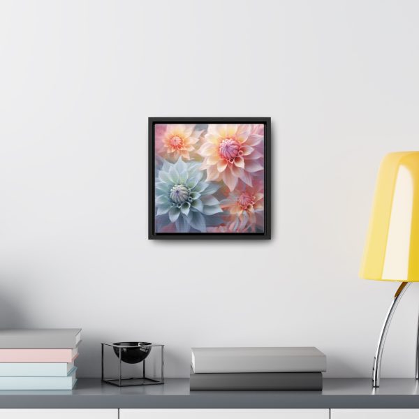 Pastel Fantasy Baroque Floral 02 - Gallery Canvas Wraps, Square Frame - Image 19