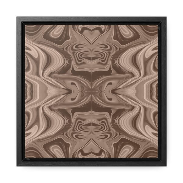 Lipnotic Kaleidoscope Background In Almondine 01 - Gallery Canvas Wraps, Square Frame - Image 16