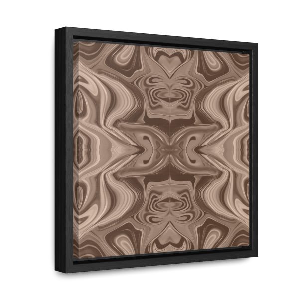 Lipnotic Kaleidoscope Background In Almondine 01 - Gallery Canvas Wraps, Square Frame - Image 17