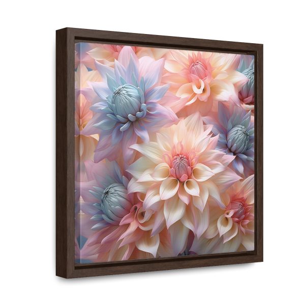 Pastel Fantasy Baroque Floral 01 - Gallery Canvas Wraps, Square Frame - Image 22