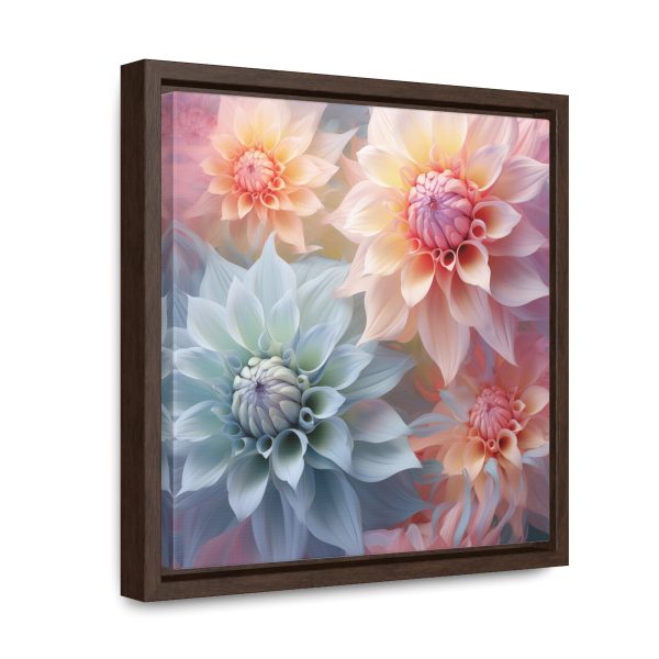 Pastel Fantasy Baroque Floral 02 - Gallery Canvas Wraps, Square Frame - Image 22