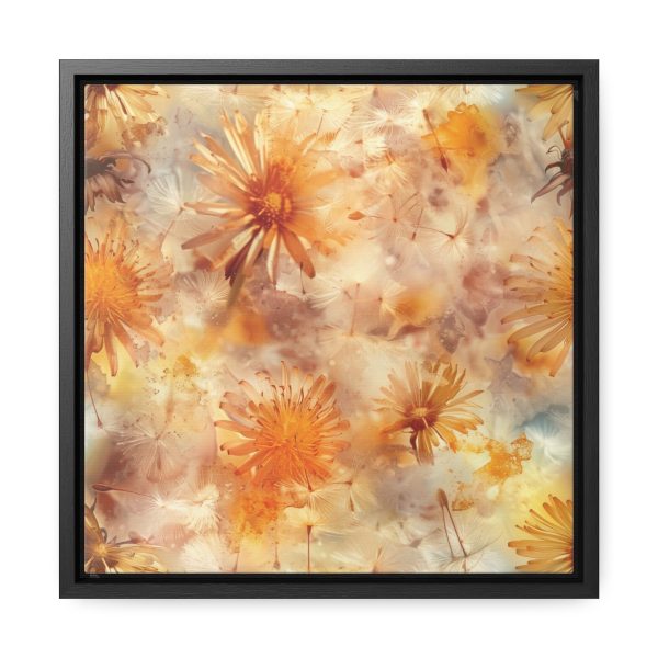 Dandelion Amber Inclusion Print - Gallery Canvas Wraps, Square Frame - Image 26