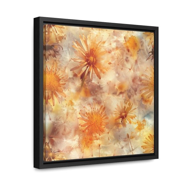 Dandelion Amber Inclusion Print - Gallery Canvas Wraps, Square Frame - Image 27