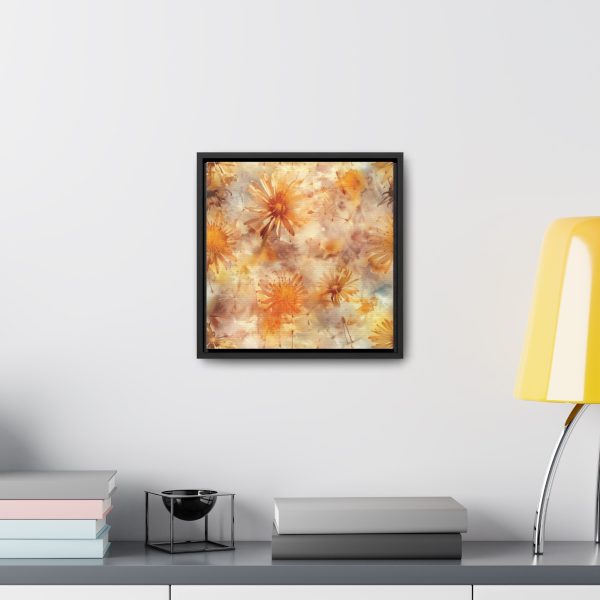 Dandelion Amber Inclusion Print - Gallery Canvas Wraps, Square Frame - Image 29