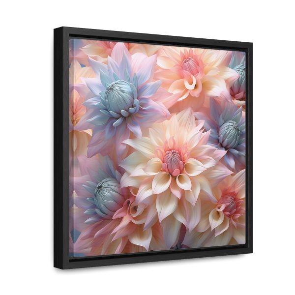 Pastel Fantasy Baroque Floral 01 - Gallery Canvas Wraps, Square Frame - Image 27