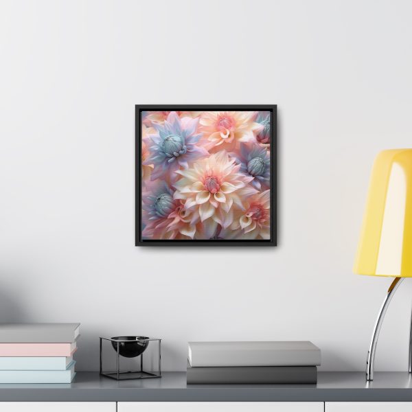 Pastel Fantasy Baroque Floral 01 - Gallery Canvas Wraps, Square Frame - Image 29