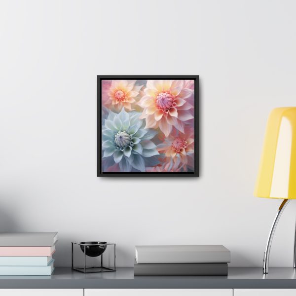 Pastel Fantasy Baroque Floral 02 - Gallery Canvas Wraps, Square Frame - Image 29