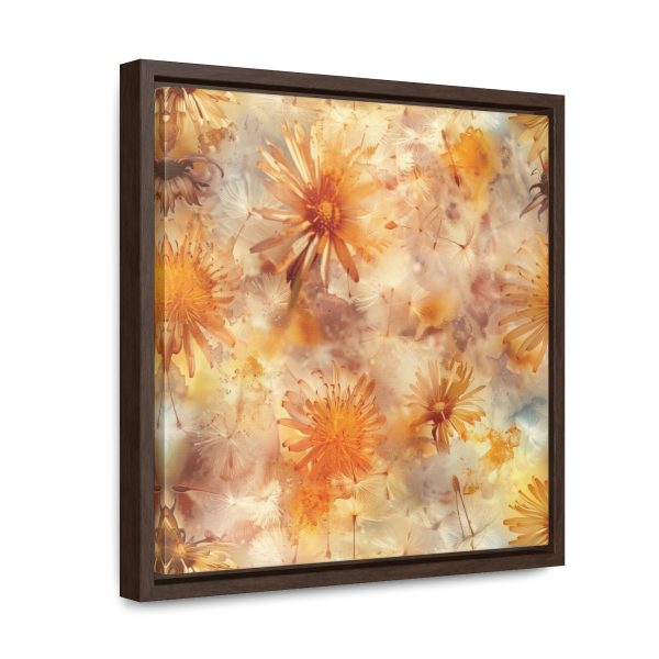 Dandelion Amber Inclusion Print - Gallery Canvas Wraps, Square Frame - Image 32