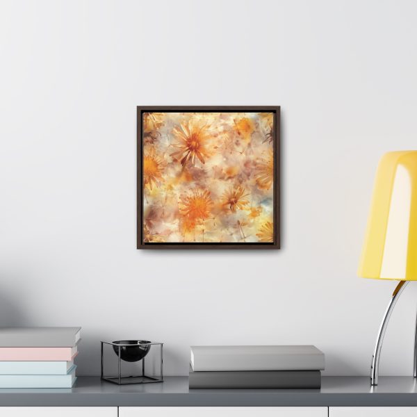 Dandelion Amber Inclusion Print - Gallery Canvas Wraps, Square Frame - Image 34