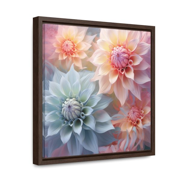 Pastel Fantasy Baroque Floral 02 - Gallery Canvas Wraps, Square Frame - Image 32