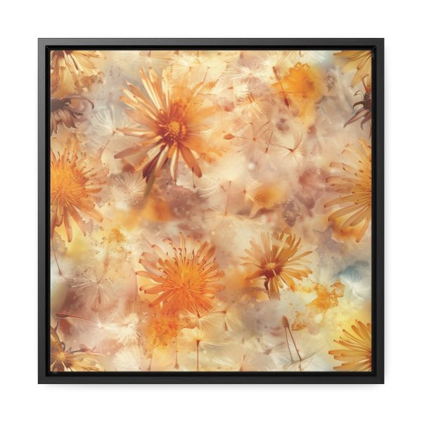 Dandelion Amber Inclusion Print - Gallery Canvas Wraps, Square Frame - Image 36