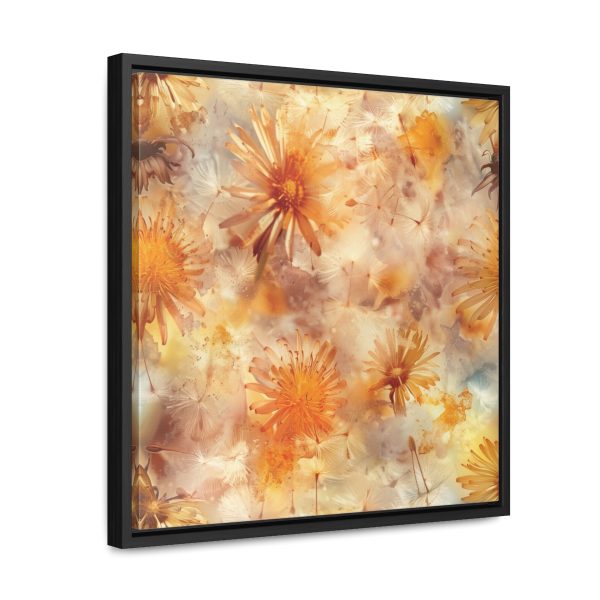 Dandelion Amber Inclusion Print - Gallery Canvas Wraps, Square Frame - Image 37