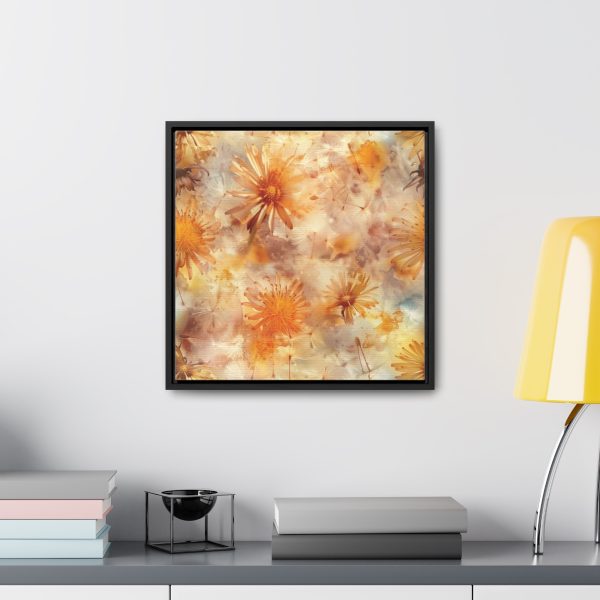 Dandelion Amber Inclusion Print - Gallery Canvas Wraps, Square Frame - Image 39