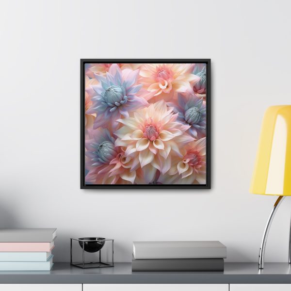 Pastel Fantasy Baroque Floral 01 - Gallery Canvas Wraps, Square Frame - Image 39