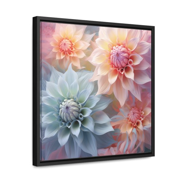 Pastel Fantasy Baroque Floral 02 - Gallery Canvas Wraps, Square Frame - Image 37