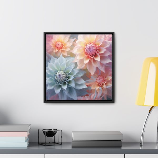 Pastel Fantasy Baroque Floral 02 - Gallery Canvas Wraps, Square Frame - Image 39