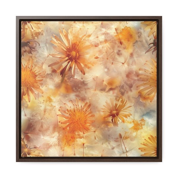 Dandelion Amber Inclusion Print - Gallery Canvas Wraps, Square Frame - Image 41