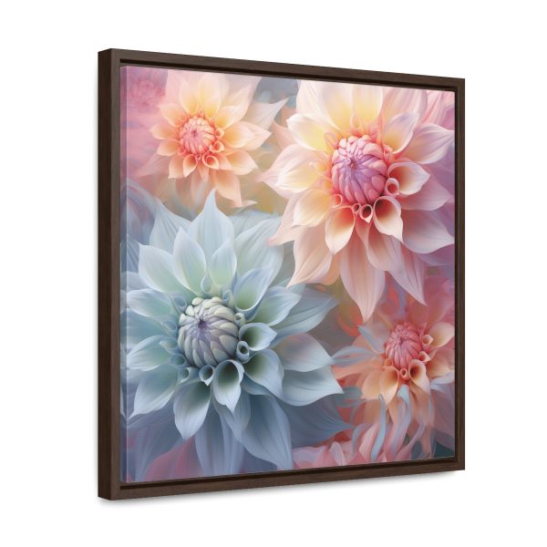 Pastel Fantasy Baroque Floral 02 - Gallery Canvas Wraps, Square Frame - Image 42