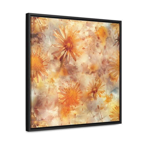 Dandelion Amber Inclusion Print - Gallery Canvas Wraps, Square Frame - Image 47