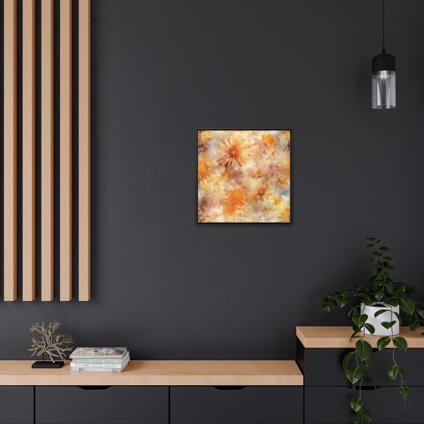 Dandelion Amber Inclusion Print - Gallery Canvas Wraps, Square Frame - Image 50